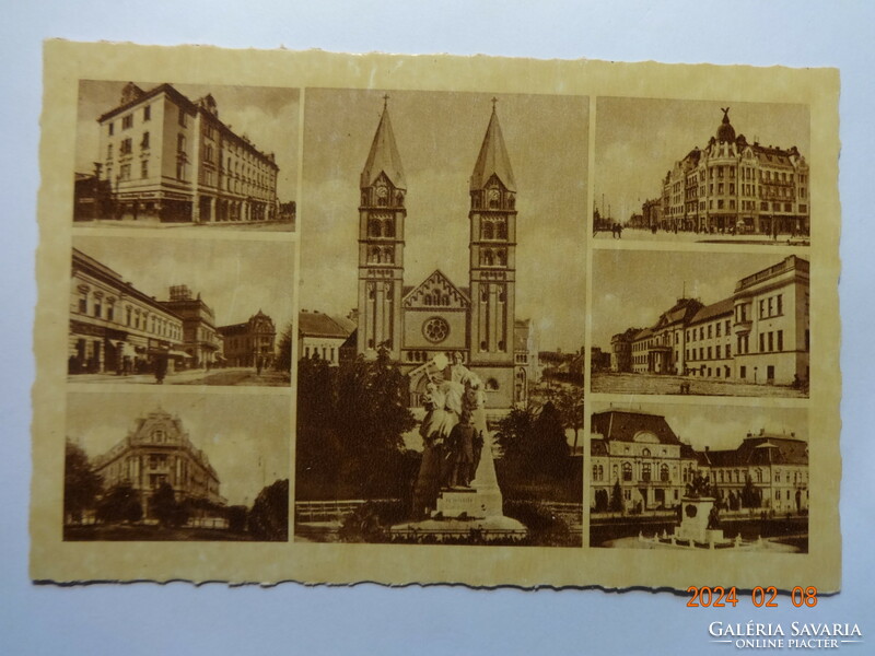 Régi postatiszta Weinstock képeslap: Nyíregyháza, részletek