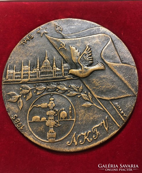 István Pataky eo. Bronze colored ceramic medal