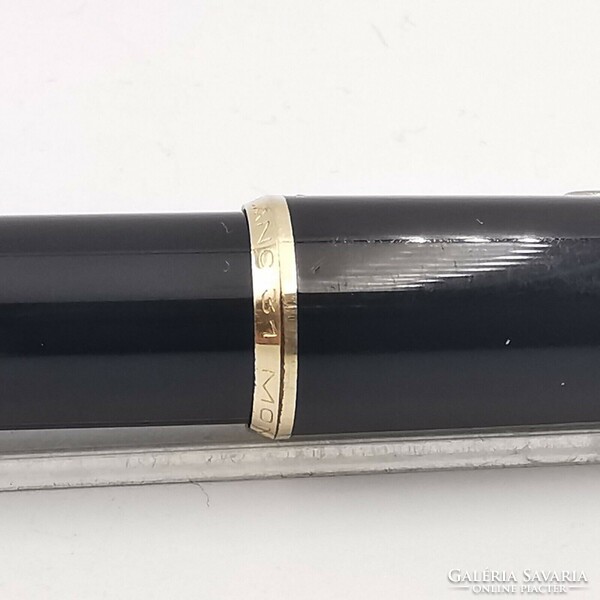Mont blanc fountain pen with cartridge no 31 f steel nib, nice condition!!!