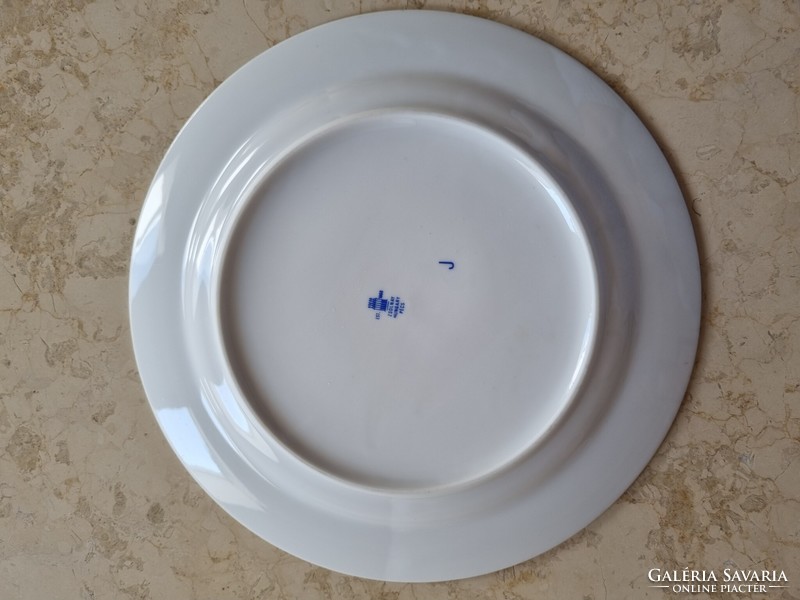 Zsolnay small mole fairy pattern porcelain flat plate