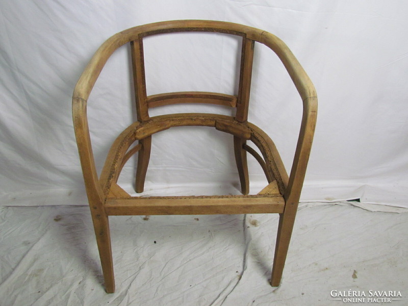 Antik Szecessziós karfás szék (csiszolt)