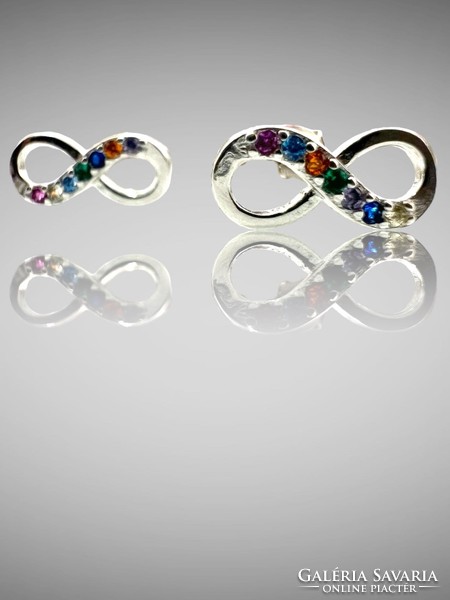 On sale ! 925 Silver earrings 4 pairs in one