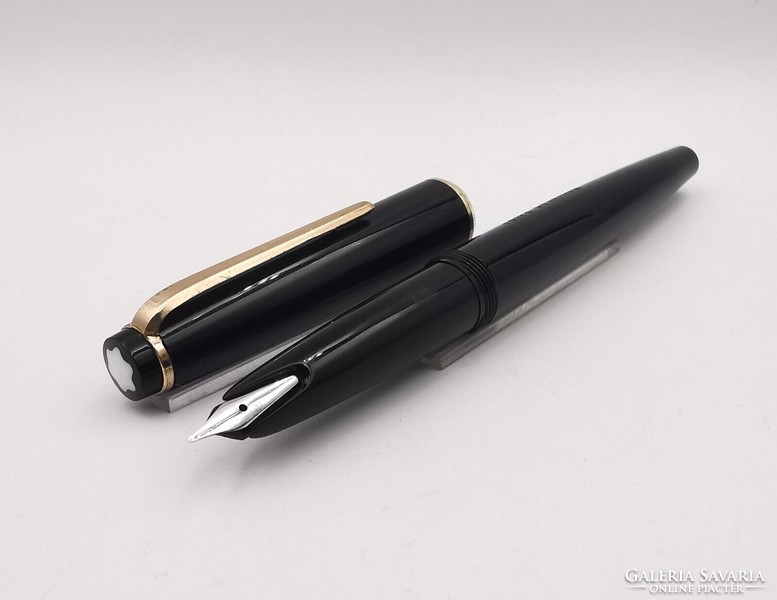 Mont blanc fountain pen with cartridge no 31 f steel nib, nice condition!!!
