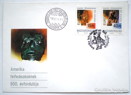 F4147-8 / 1992 Europa - Amerika felfedezése bélyegsor FDC-n