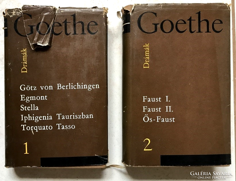 Goethe: dramas i-ii.