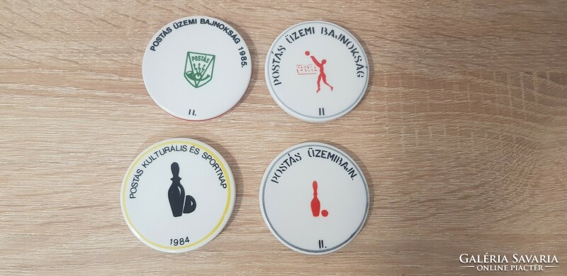 Hollóházi postman commemorative plaque - sports day 2.