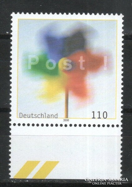 Ívszéles Német 1245 Mi 2106 postatiszta      1,60 Euró