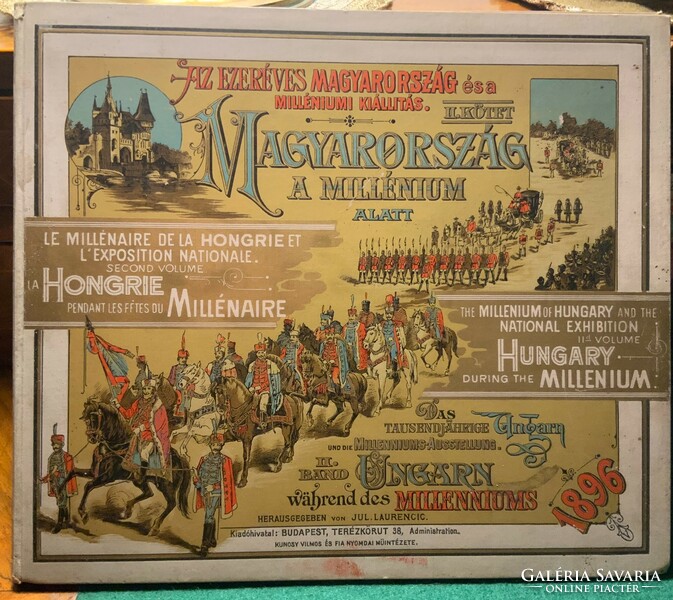 Magyarország a Millenium alatt II. kötet 1901-es kiadás/képes album