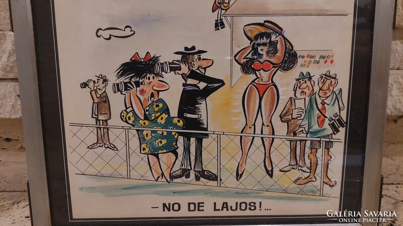 NO DE LAJOS! keretezett karikatúra
