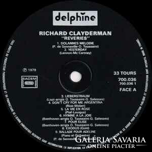 Richard Clayderman - Rêveries (LP, Album, Pol)