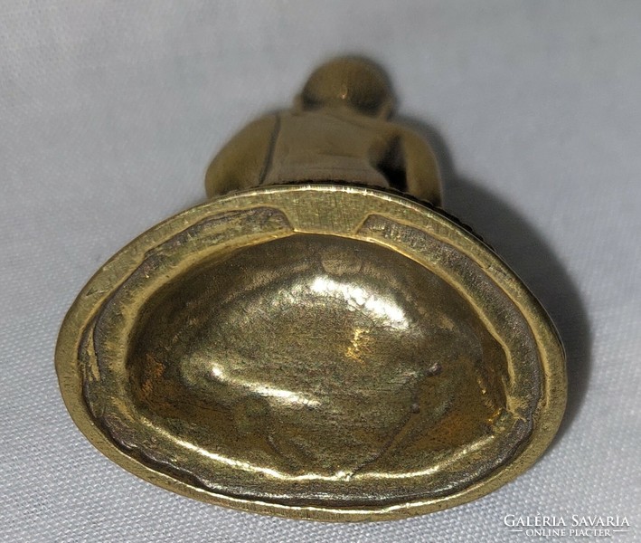 Miniature Solid Brass Medicine Buddha Figure