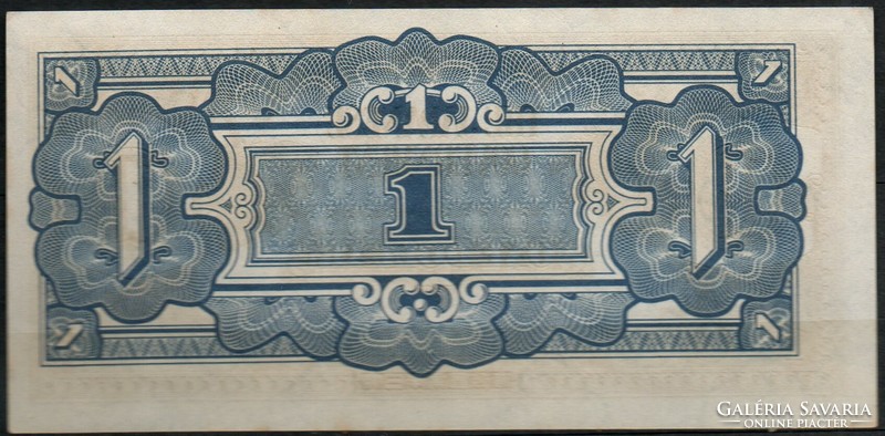 D - 026 -  Külföldi bankjegyek:  1942 Japán Maláj inváziós 1 dollár