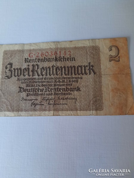 Paper money old, reichsmark