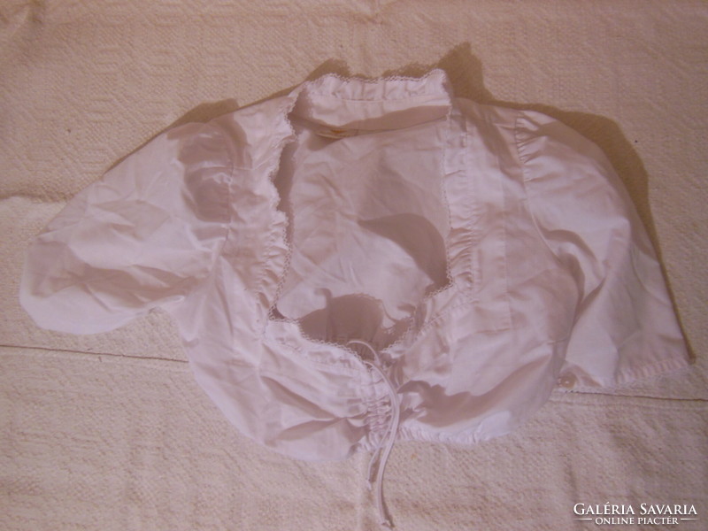 Dress + blouse - steinbock - linen - thick material - length 96 cm - chest 33 cm - exclusive - Austrian