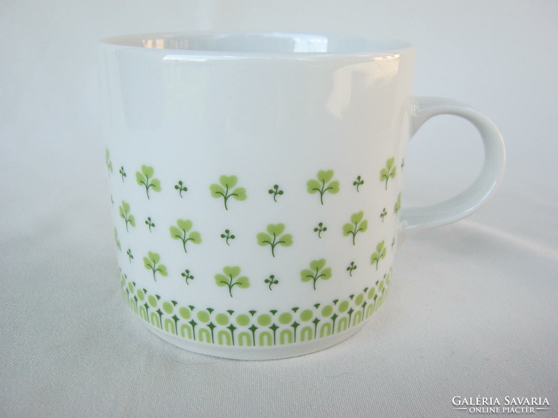 Alföldi porcelain mug with parsley pattern