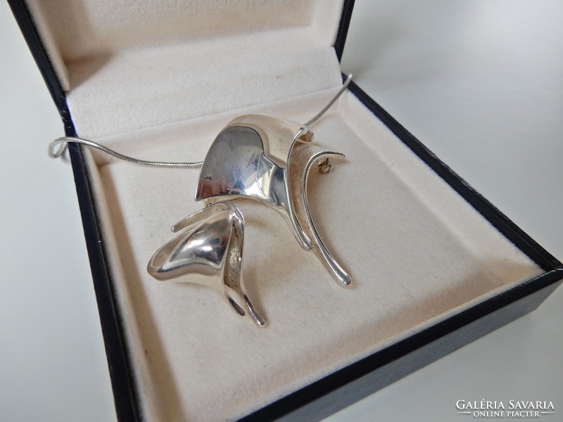 Old design bijou jeunesse günthner modern style silver jewelry set