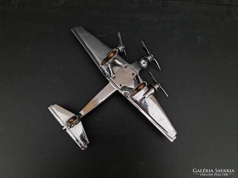 Nikkelezett Art Deco Repülőgép