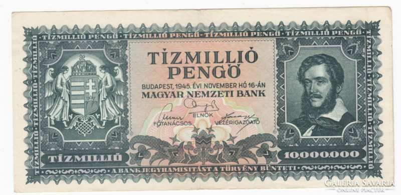 Tízmillió Pengő 1945.