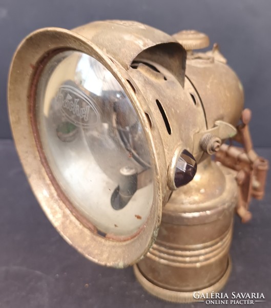 Antique hackel bicycle lamp