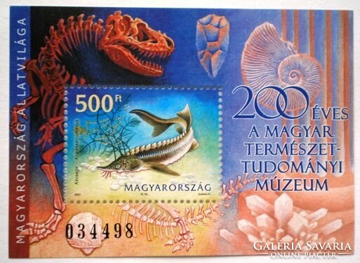 B272 / 2002 Animal world of Hungary i. Block postman