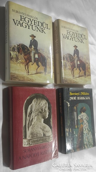 Miklós Surányi book package (we are alone i-ii, the woman from Naples, Noah's Ark)