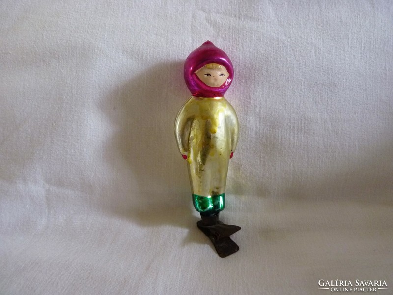 Old glass Christmas tree decoration! - Astronaut! (Clip!)