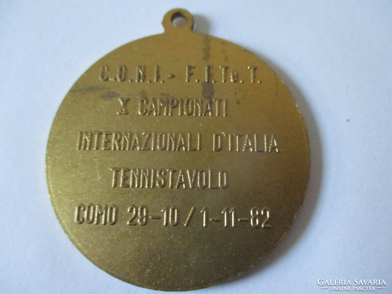 Table tennis medal won in 1982