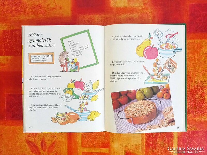 Gyerekszakács, szakácskönyv gyerekeknek, receptek gyerekzsúrra, gyerekkönyv