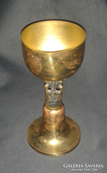 Louis Muharos bronze chalice (m: 19 cm)