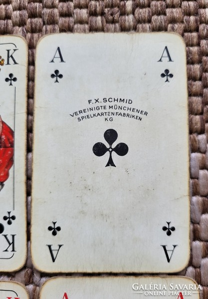 F.X. SCHMID kártyapakli franciakártya dobozában skat kártya