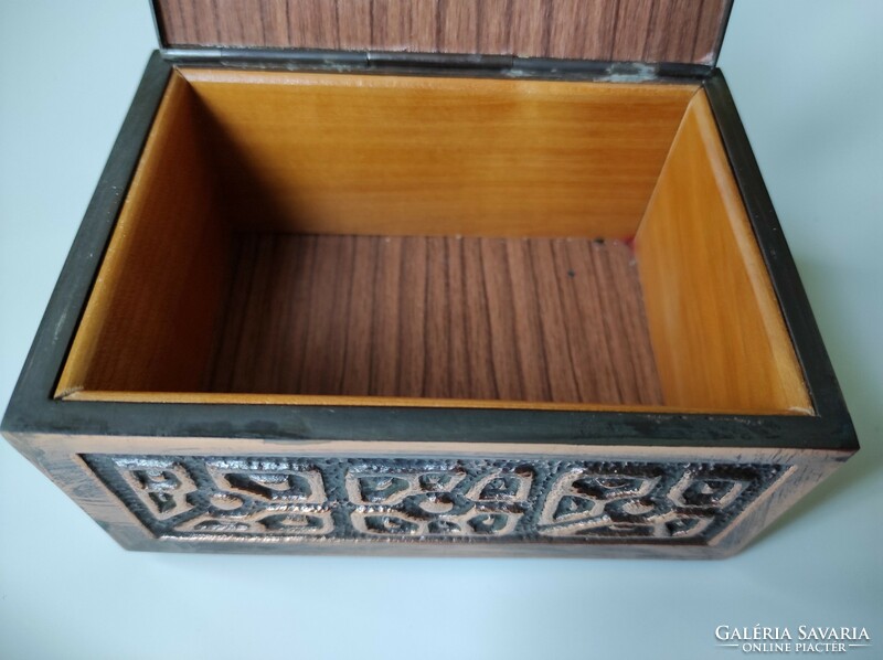 Craftsman red copper box