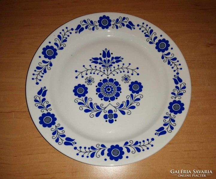 Alföldi porcelain wall plate with blue pattern - dia. 24.5 Cm (3p)