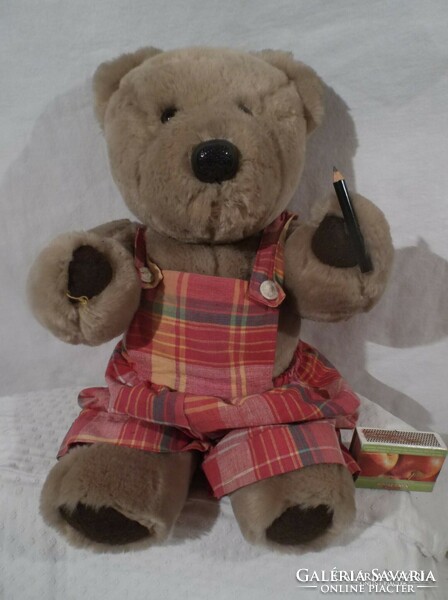 Teddy bear - 32 x 20 cm - brummog - plush - from collection - Austrian - exclusive - flawless