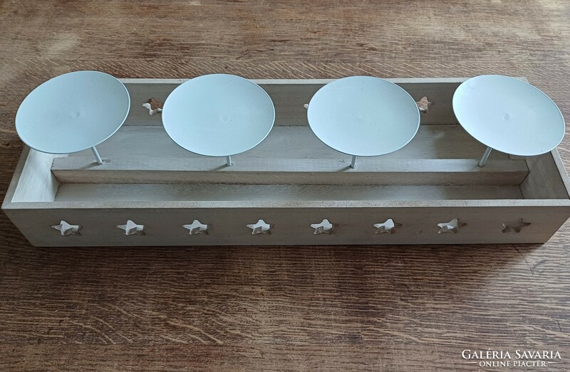 Advent candle holder tray Christmas decoration