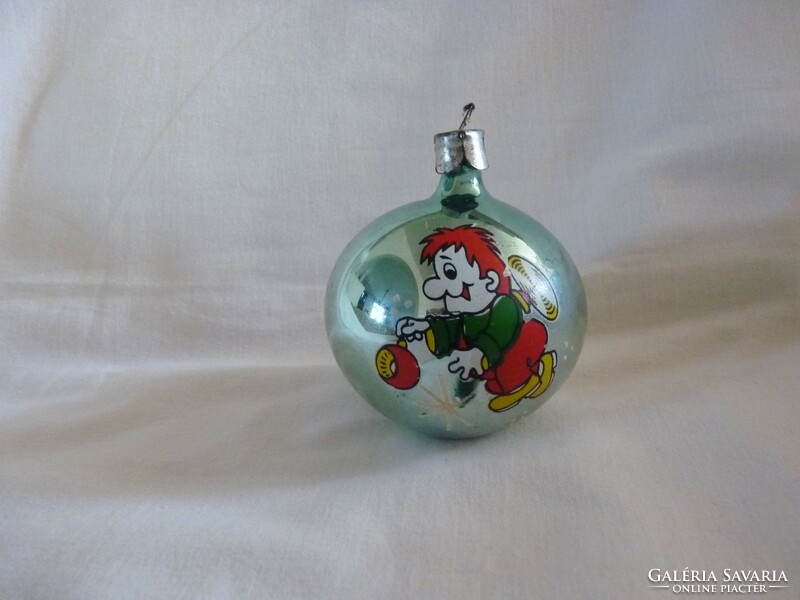 Old glass Christmas tree decoration - 1 fairy tale figure, 