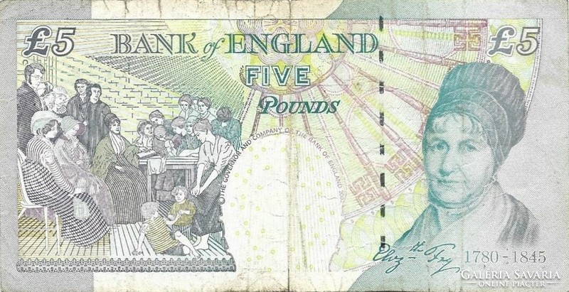 5 font pound 2002 Anglia