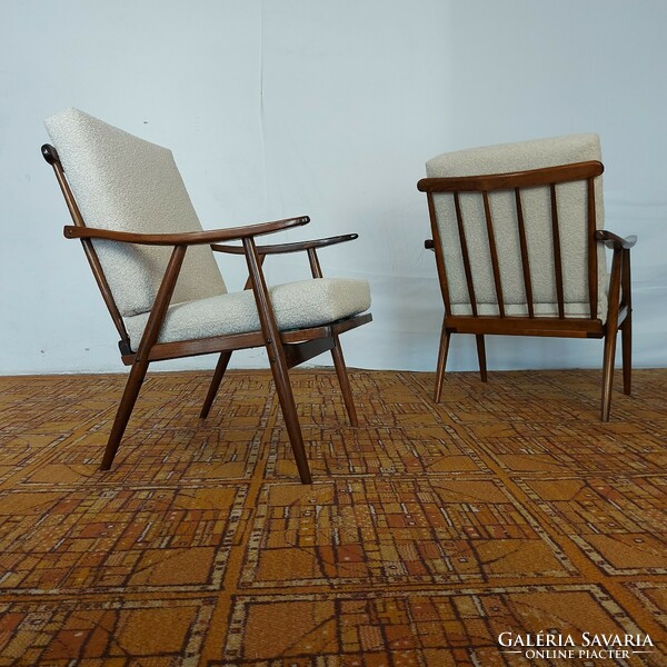 Mid-century cane armchair retro armchair [price/piece]