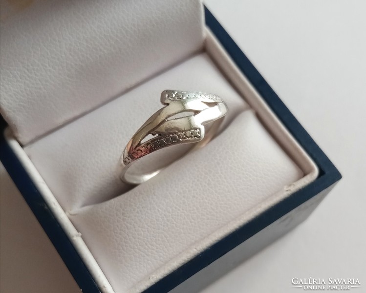 Nagyobb méretű női ezüst gyűrű