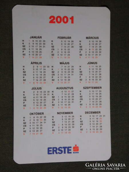 Card calendar, erste bank, 2001, (6)