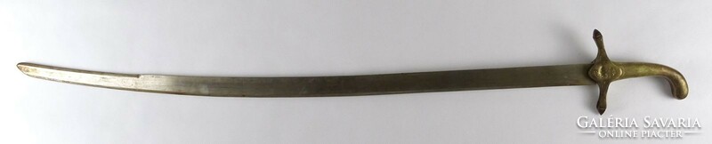 1Q288 Nagyméretű díszes réz veretes kard díszkard 97 cm
