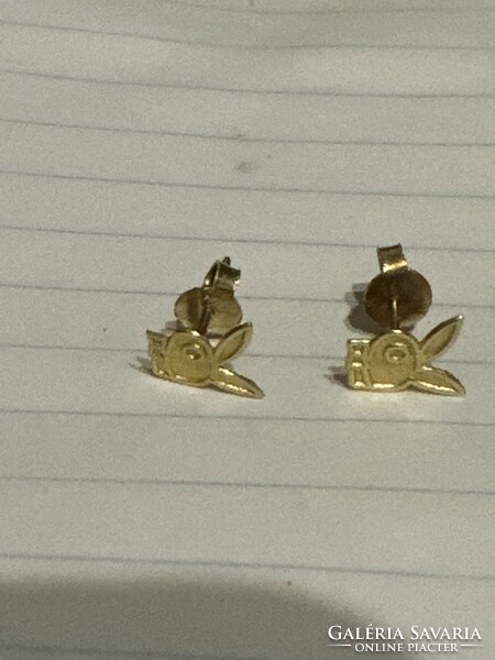 Showy 14kr gold earrings for sale! Price: 12,000.-