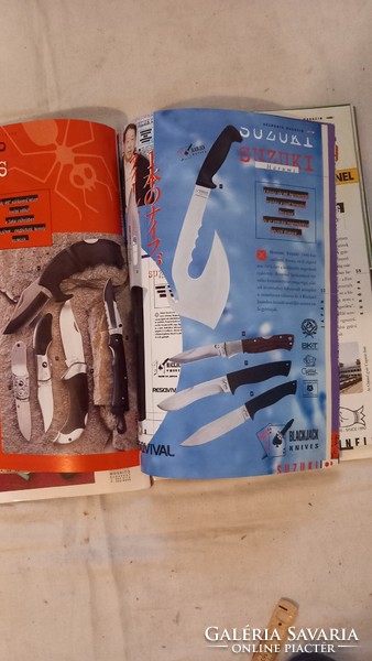 Késmánia magazin ( 1999. Első szám) és 2db Késmánia újság ,kés, bicska,zsebkés gyűjtőknek