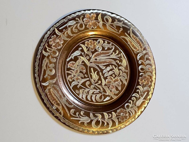 Copper decorative plate wall plate wall plate - gift decorative object brass wall decoration bowl plate