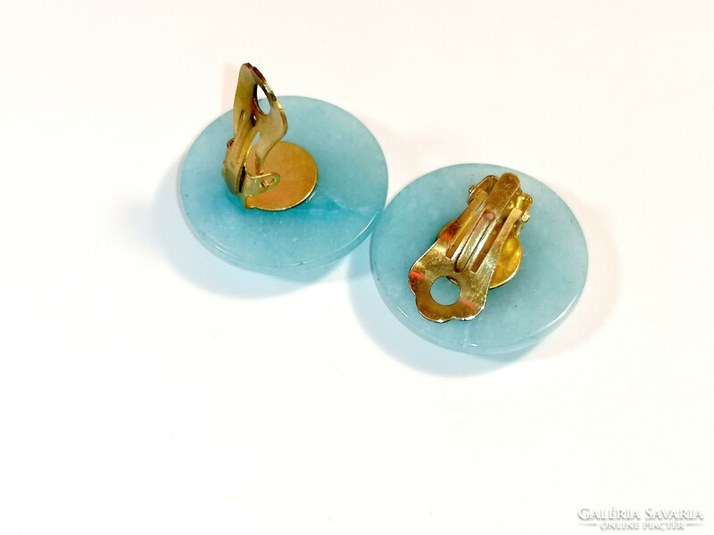 Aquamarine earring clip (1178)