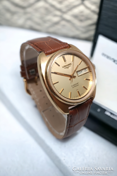 Longines flagship ultronic tuning fork watch in beautiful condition