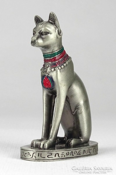 1Q401 Egyptian ornament metal sphinx cat 8 cm