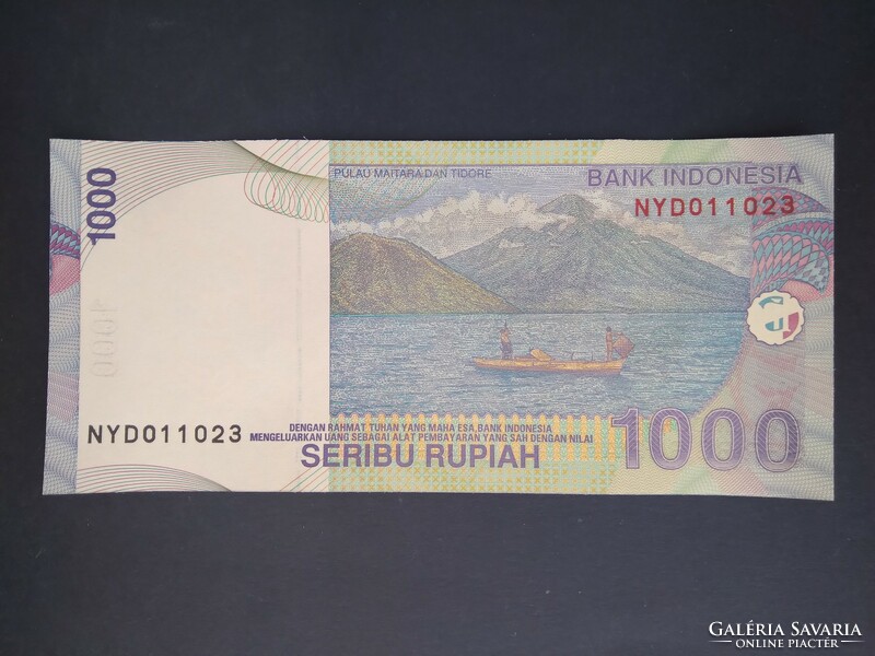 Indonézia 1000 Rupiah 2011 Unc