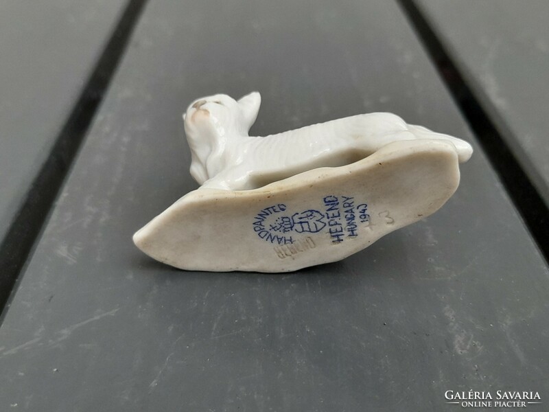 Ritka Ó Herendi miniatűr porcelán