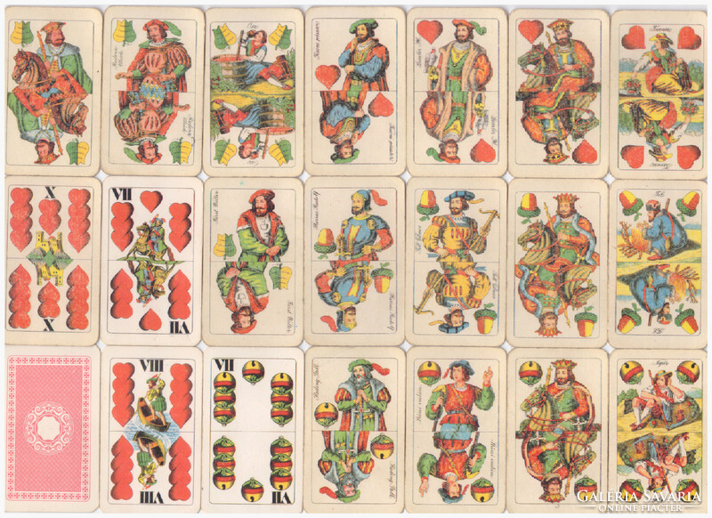 274. Hungarian card 32 sheets 42 x 70 mm