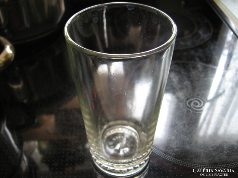 Venezuelai retro zöldes üveg pohár